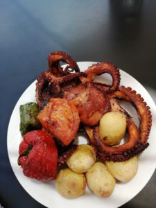 Pulpo frito