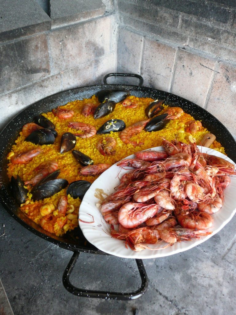 Paella kuchyně kanárksých ostrovů